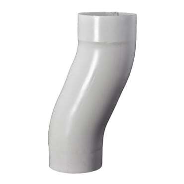 Professional 2 inch Euro Smooth Round Offset Downspout Elbow